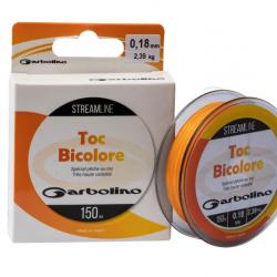 Nylon Garbolino Streamline Toc Bicolore Orange & Jaune - 100m 16,5/100-1,8KG