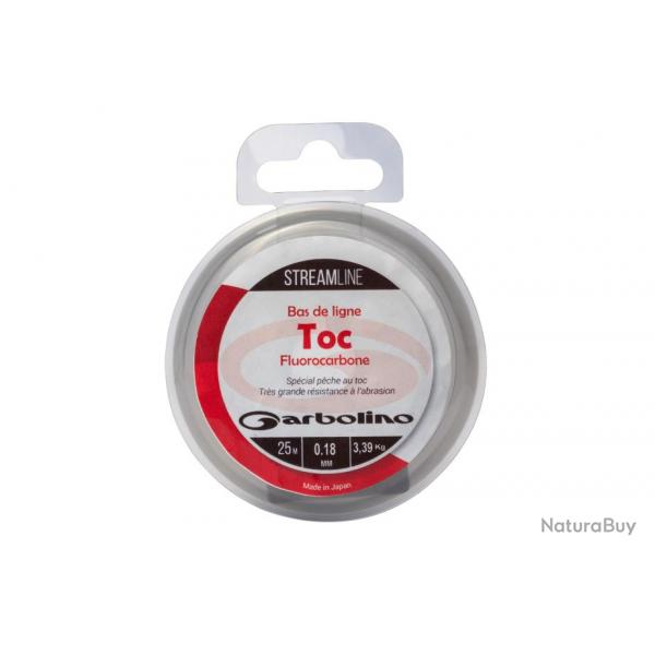 Fluorocarbon Garbolino Streamline Fluoro - Transparent - Spcial Bas De Ligne - 25m 13/100-1,4KG