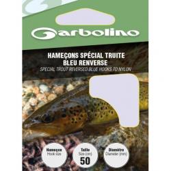 Hamecons Montes Garbolino Special Truite Bleu Renverse N°6 22/100