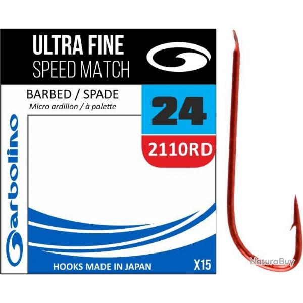 Hamecon Garbolino Non Montes / Ultra Fine Red Speed Match / 2110Rd N24