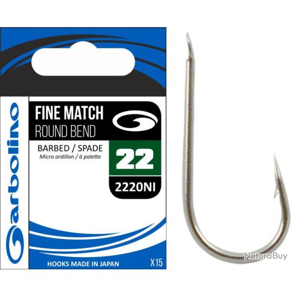 Hamecon Garbolino Non Montes / Fine Match Round Bend / 2220Ni N22