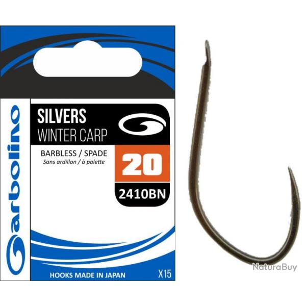 Hamecon Garbolino Non Montes / Silvers Winter Carp / 2410Bn N18