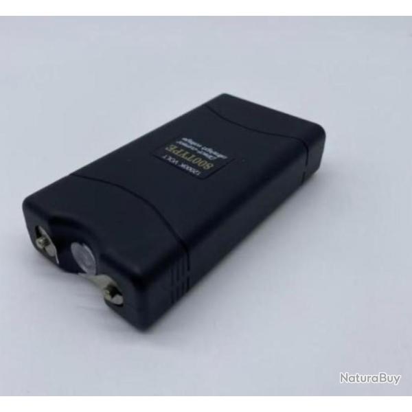 Taser carr pratique, format poche avec lampe intgre, efficace et dissuasif