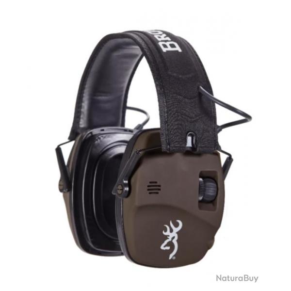 CASQUE DE PROTECTION BDM BLUETOOTH OLIVE NOIR - BROWNING