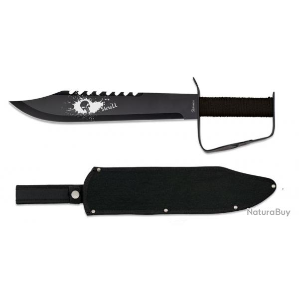 COUTEAU TACTIQUE ALBAINOX TETE DE MORT 32560