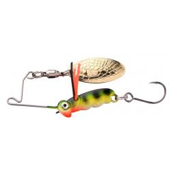 Spinnerbait SPRO Larva Micro Spinnerbait Perch (Hameçon simple)