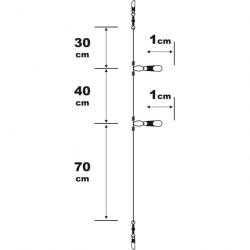 Bas De Ligne Bateau Sunset Rs Competition Special Tataki 2 Empiles x2 1,6M