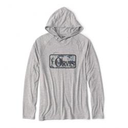 Sweat Orvis Dricast Logo Hoodie Lith Grey