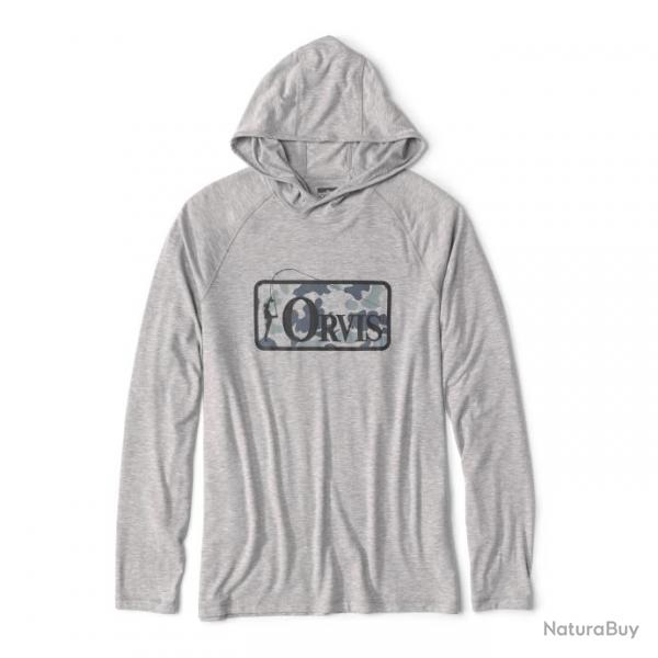 Sweat Orvis Dricast Logo Hoodie Lith Grey