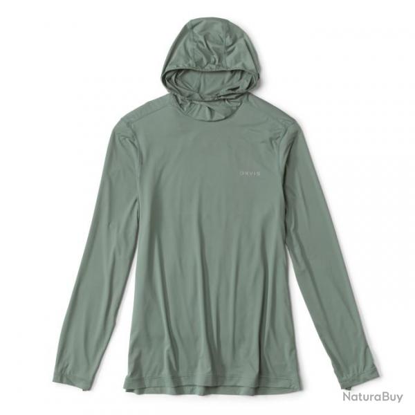 Sweat Orvis Sun Defense L/S Hoodie Forest L