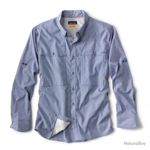 Chemise Orvis Ventilated Open Air Caster Ls Cloud Blue Upf30