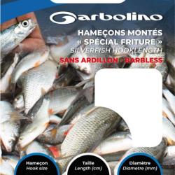 Hamecons Montes Garbolino Special Friture - Sans Ardillon N°16 12/100