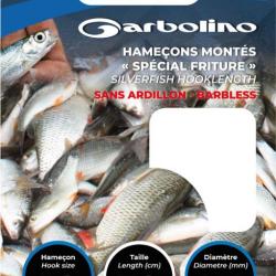 Hamecons Montes Garbolino Special Friture - Sans Ardillon N°20 10/100