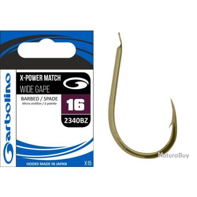 Hameçons Ultra Fins Garbolino HAMECON Speed Match N°18 Bronze - Lot De 15 (pour Pêche Fine Des Poissons Blancs) - 3