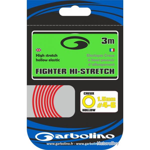 Elastique Creux Garbolino - Fighter Hi-Stretch - 3M 1,2MM