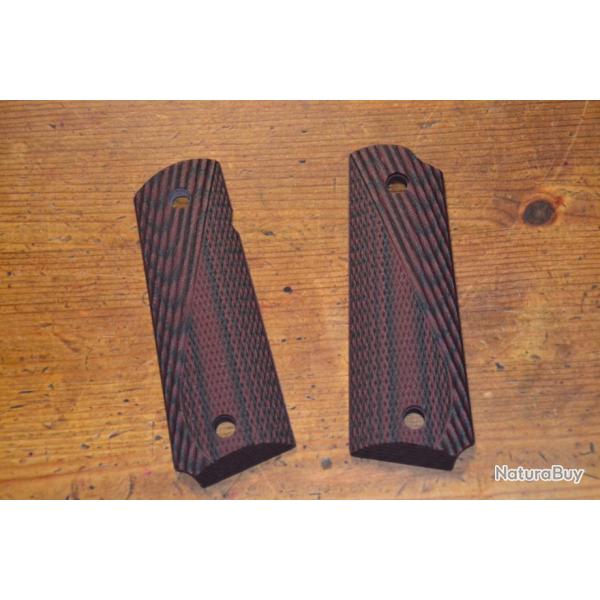 Plaquettes pour 1911 VZ Grips modle ETC/Slant