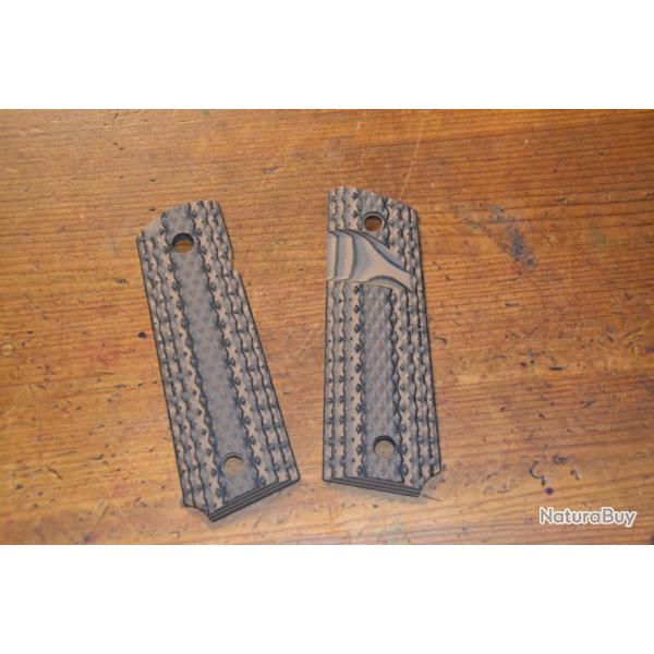 Plaquettes pour 1911 VZ Grips modle Diamond Back