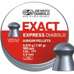 Boîte de 500 plombs JSB Diabolo Exact Express - Cal. 4.5