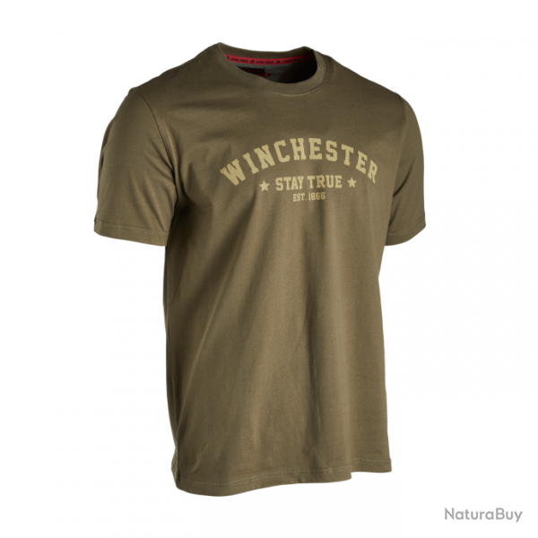 WINCHESTER T shirt de chasse Rockdale Vert olive