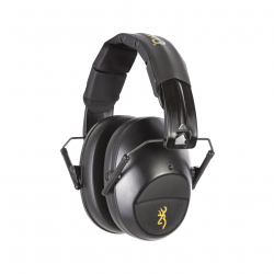 BROWNING Casque anti-bruit Tir & chasse Compact Noir