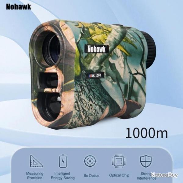 NOHAWK TELEMETRE MULTIFONCTION CAMOUFLAGE 1000M PAIEMENT EN 3 OU 4 FOIS