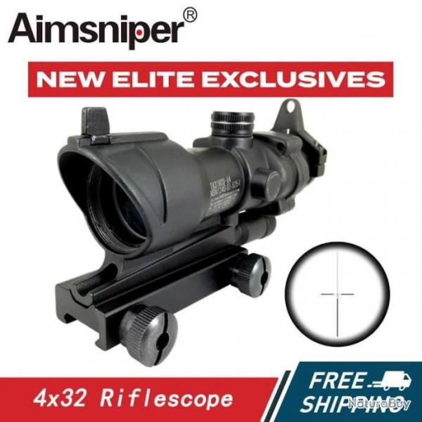 AIMSNIPER LUNETTE DE VISEE TACTIQUE 4X32 PAIEMENT EN 3 OU 4 FOIS