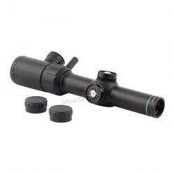 SPINA OPTICS Portée de fusil à Air de chasse vert rouge éclairé 1-4x20 télémètre