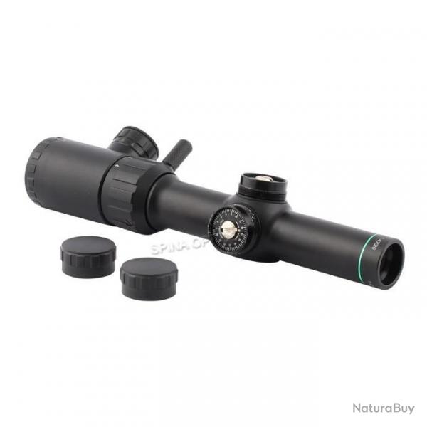 SPINA OPTICS Porte de fusil  Air de chasse vert rouge clair 1-4x20 tlmtre