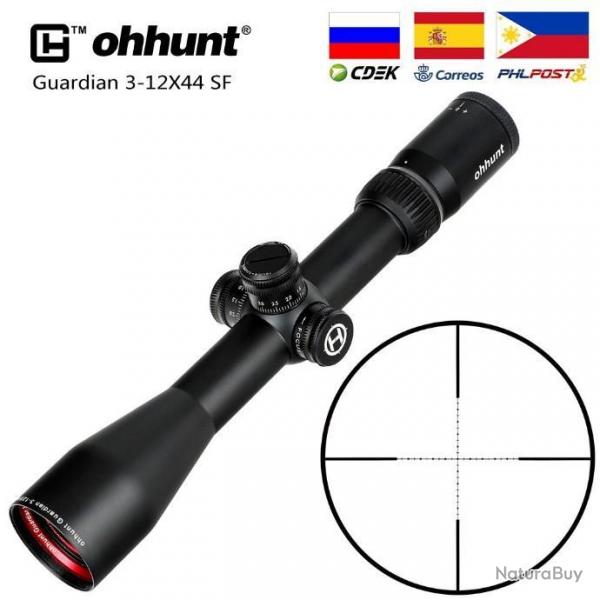 OHHUNT Lunette de Chasse Guardian 3-12x44 SF