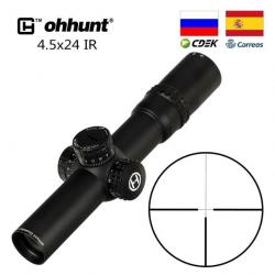 OHHUNT Lunette de Chasse Guardian 4.5x24 IR