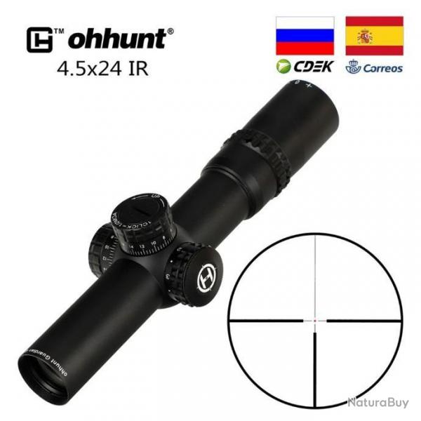 OHHUNT Lunette de Chasse Guardian 4.5x24 IR