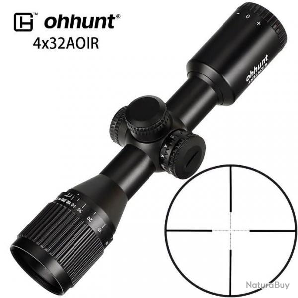 OHHUNT Lunette de chasse 4x32 AOIR -