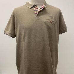 Polo piquet MC beige - LOVERGREEN