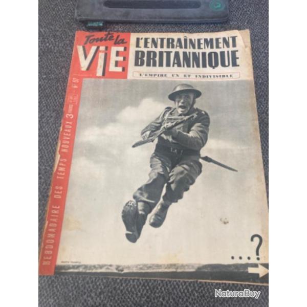 Ww2 Journal propagande TOUTE LA VIE 1942