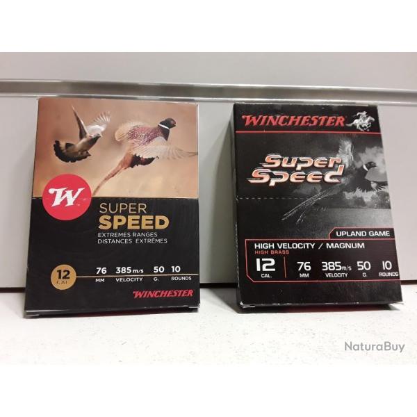 LOT DE 100 CARTOUCHES WINCHESTER SUPER SPEED MAGNUM CAL12