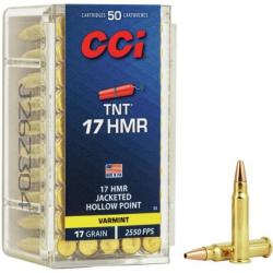 CCI 17 Hmr TNT Jacketed Hollow Point x50