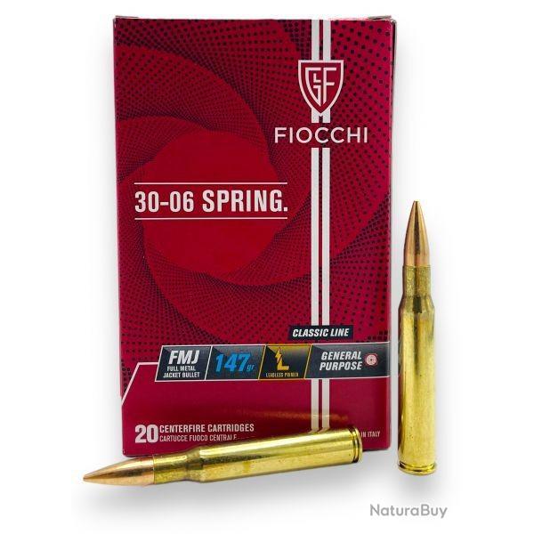 FIOCCHI cal.30-06 Sprg FMJ 147 grains x20