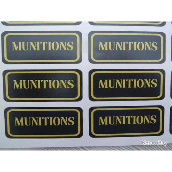 Stickers caisse  munition # munitions