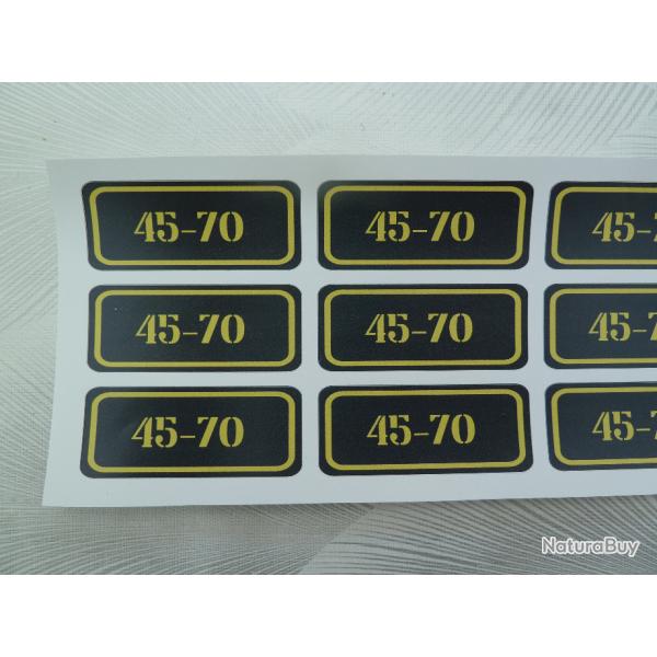 Stickers caisse  munition # 45-70