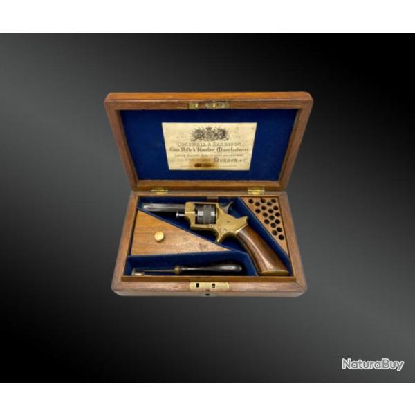 Coffret Ncessaire Revolver Tranter Cal. 22. Cogswell & Harrison Angleterre - Londres XIXme