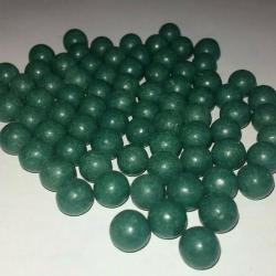 50 billes en terre 8 mm, vert