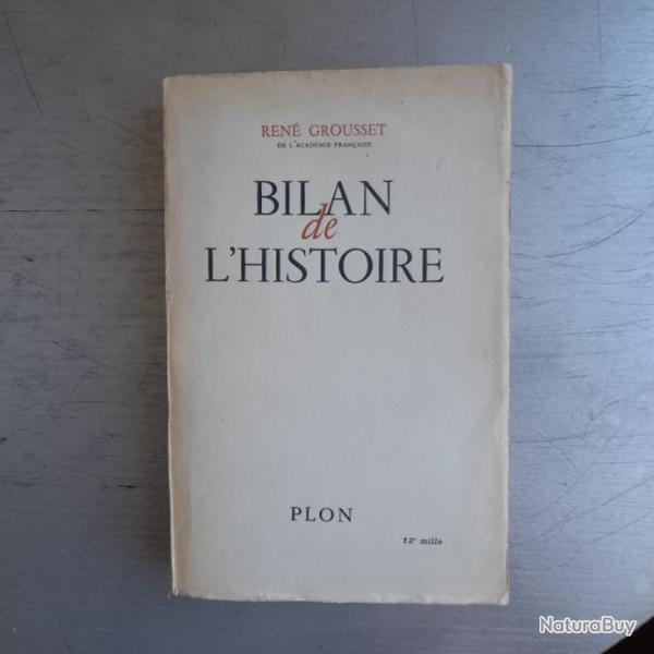 Bilan de l'Histoire - Ren Grousset