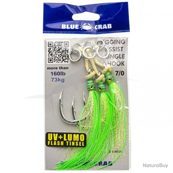 Blue Crab Jigging Assist Single Hook Vert 7/0