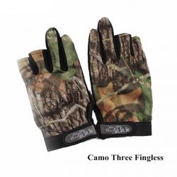 Gants de Chasse 3 doigts Camouflage -