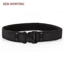 Ceinture Tactique Noir Réglable -