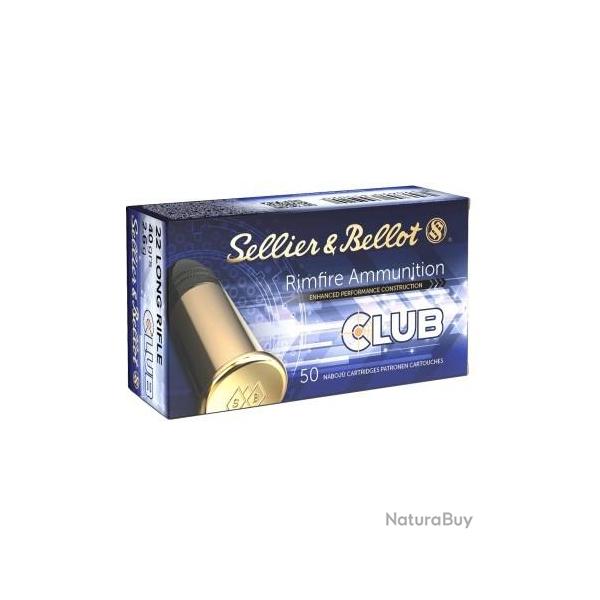 50 munitions sellier et bellot .22 lr CLUB 40 grains