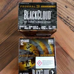 Lot de 2 boîtes de fédéral black cloud 12/89 super Magnum