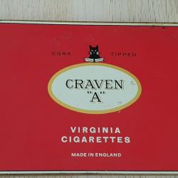 Ancienne boîte cigarettes Craven A british GB tommy débarquement paquetage