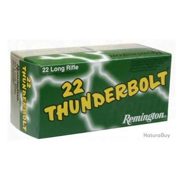 Munitions REMINGTON cal.22lr Thunderbolt par 500 (10 btes de 50)