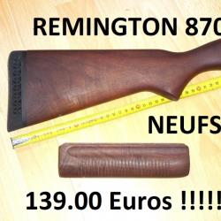 crosse NEUVE + devant fusil REMINGTON 870 (bois modèle POLICE) - VENDU PAR JEPERCUTE (b12127)